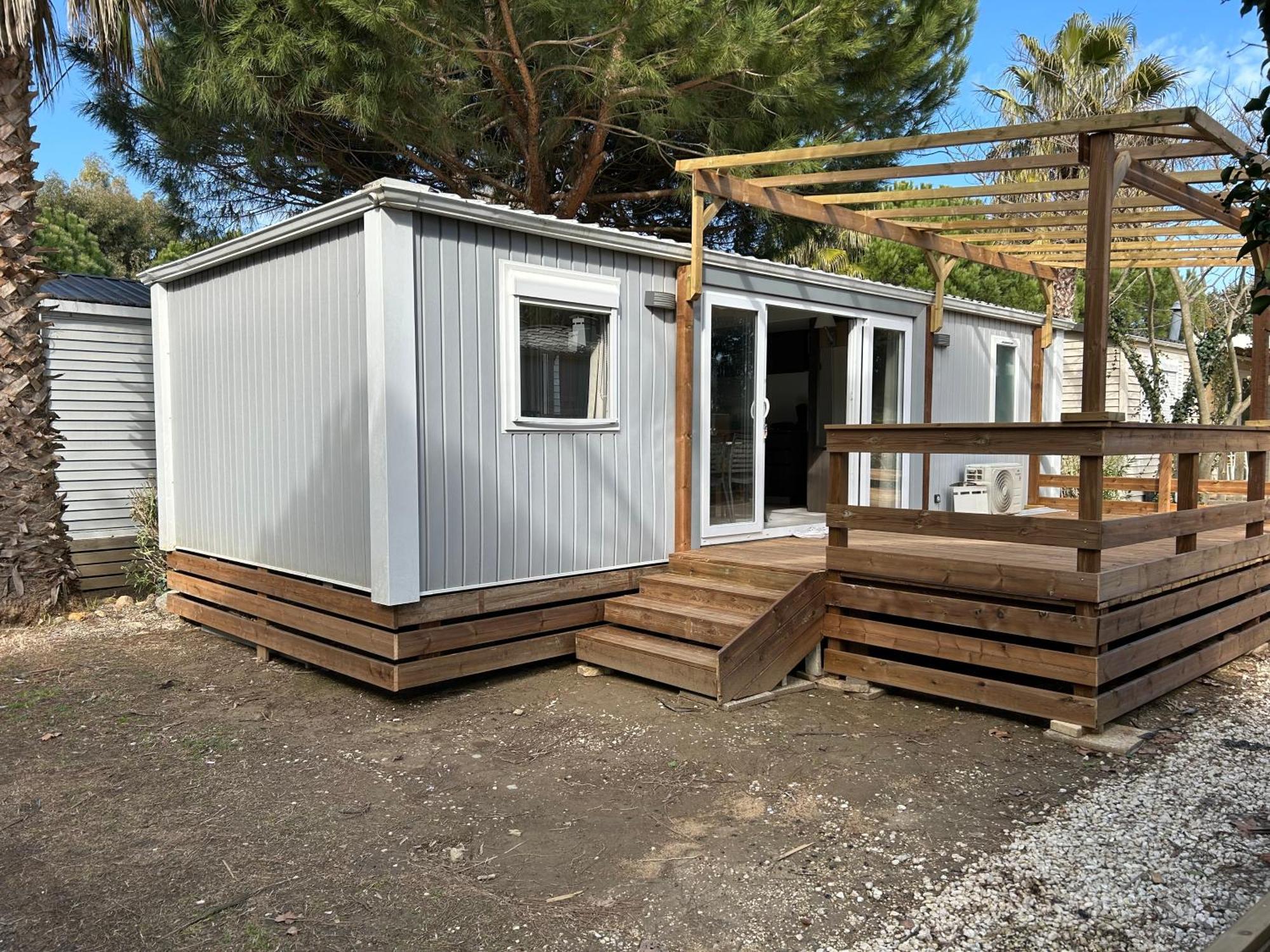 Mobile Home Sirene Luxe Camping Le Bosc 4 Etoiles 3 Chambres Saint-Cyprien  Εξωτερικό φωτογραφία