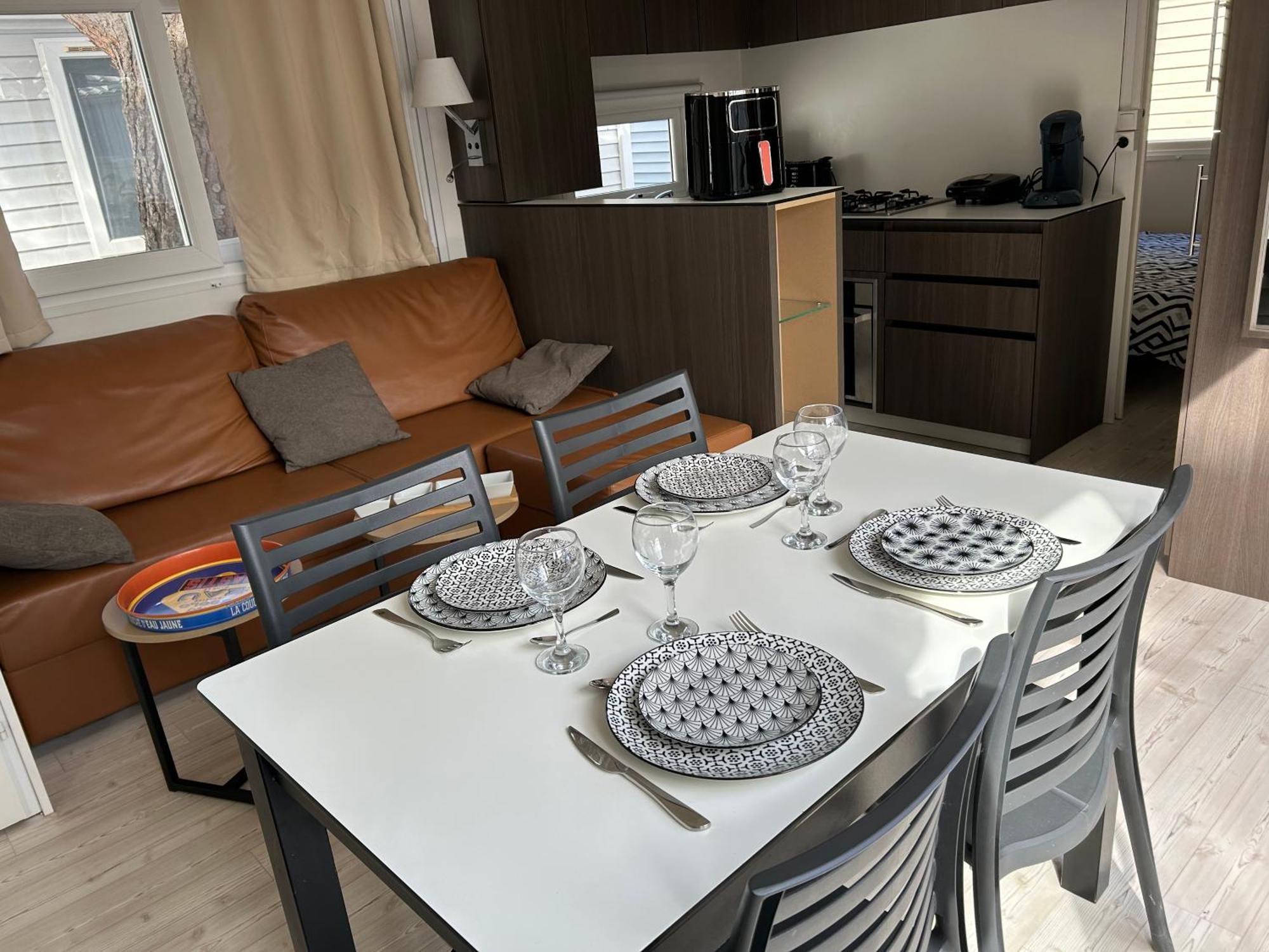 Mobile Home Sirene Luxe Camping Le Bosc 4 Etoiles 3 Chambres Saint-Cyprien  Εξωτερικό φωτογραφία